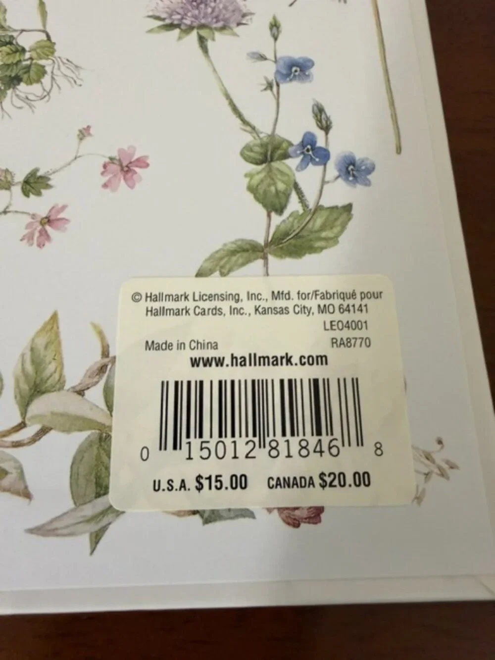 Vintage Hallmark Marjolein Bastin Guest Book Nature’s Sketchbook RA8770